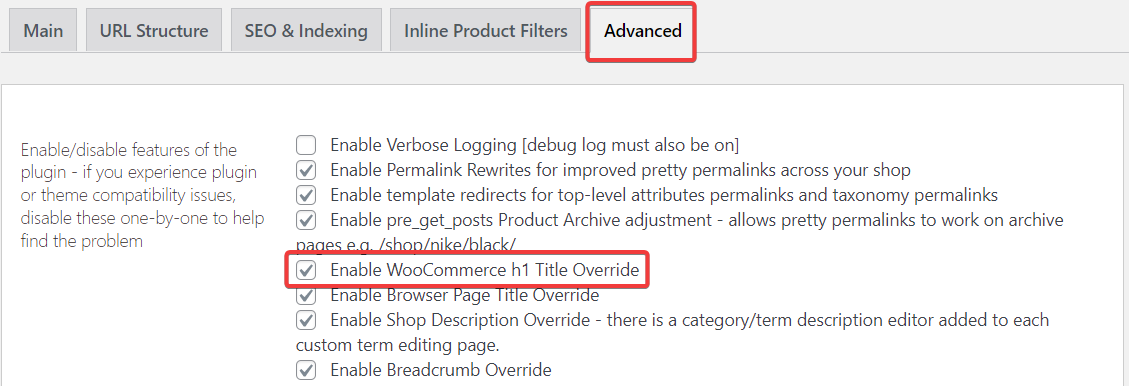 Super Speedy Plugins - Enabling Browser Page Title Override to Customise Browser Page Titles